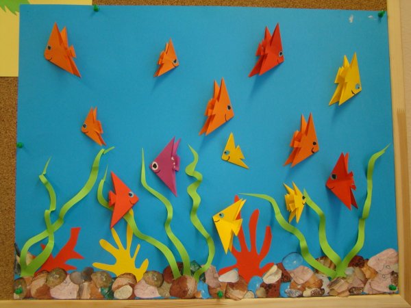 Рыбки. Аппликация