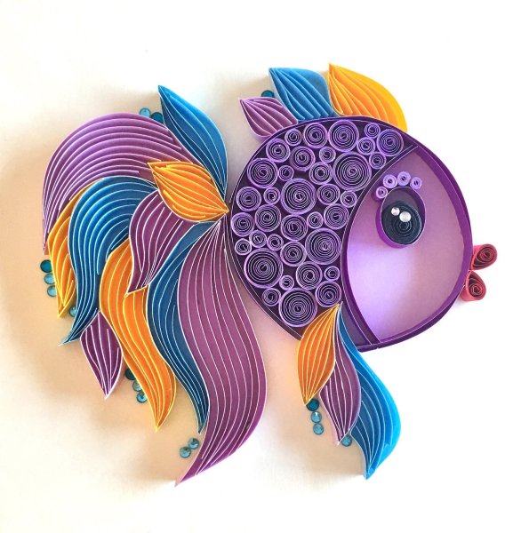 Рыбка из бумаги