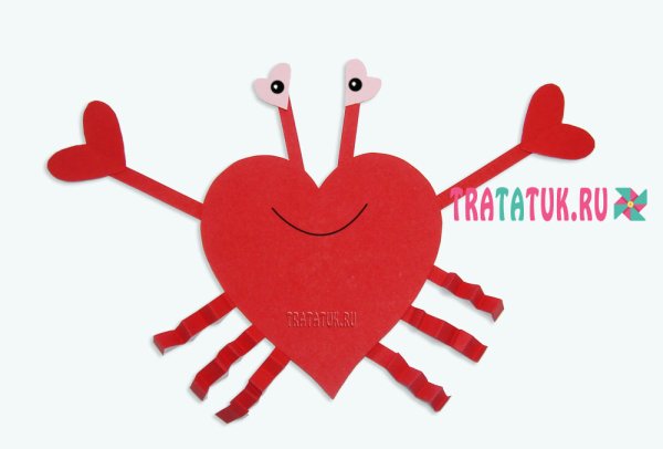 Аппликация краб