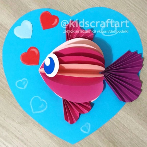 Поделка рыбка