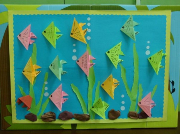 Конструирование из бумаги подводного мира