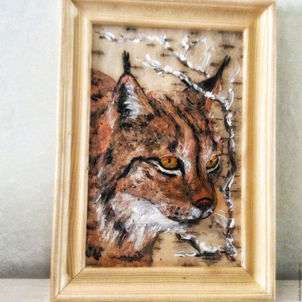 Панно из бересты