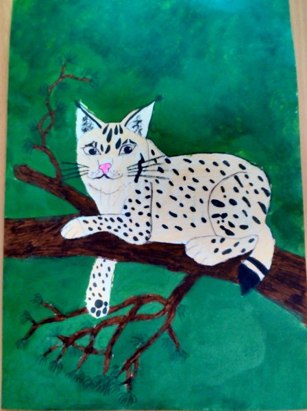 Рысь поделка для детей