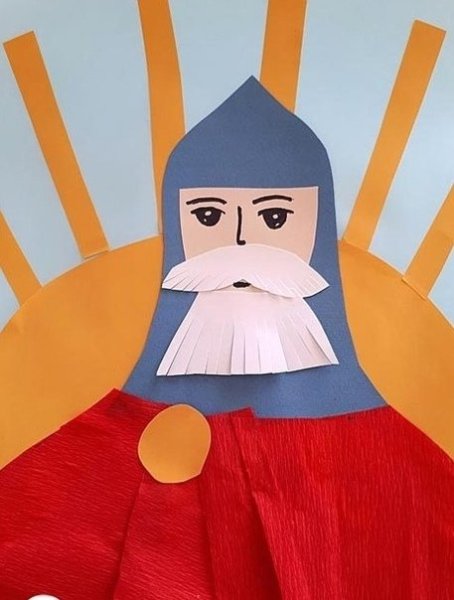 Аппликация богатыри в подготовительной группе