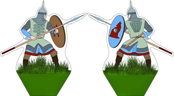 Бумажные солдатики Куликовская битва