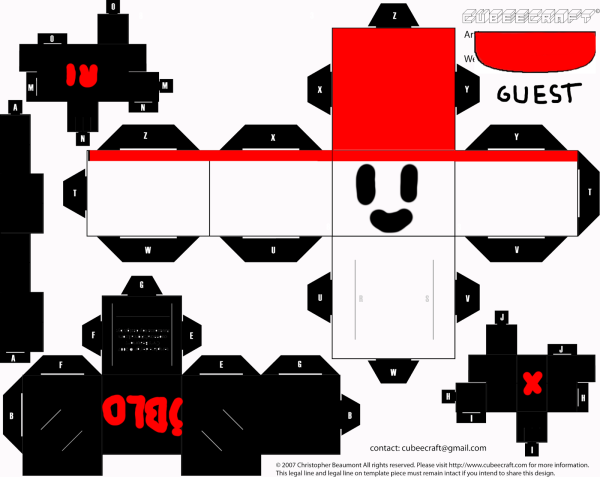 Бумажные фигурки РОБЛОКС