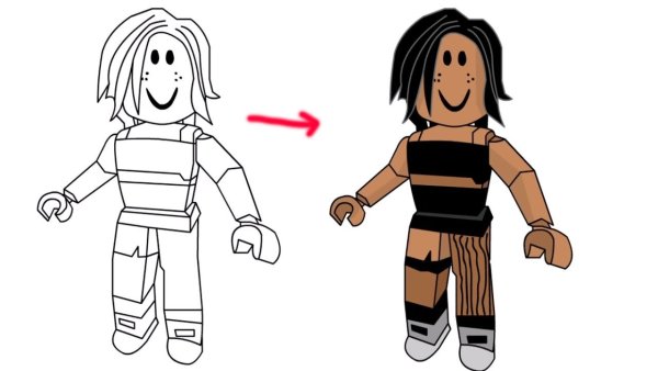 Картинки для срисовки РОБЛОКС