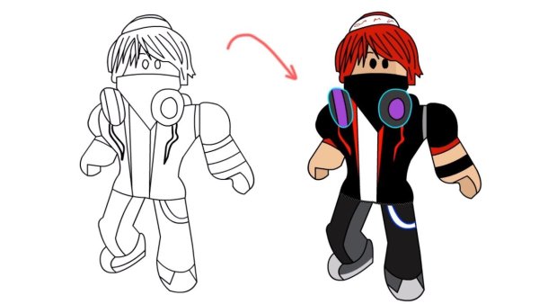 Раскраска РОБЛОКС