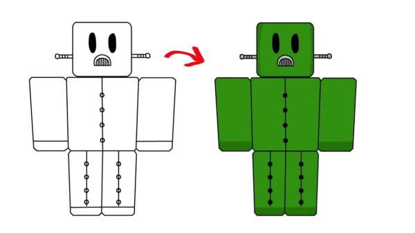 РОБЛОКС из бумаги схемы