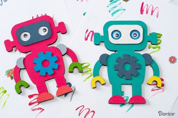 Детские поделки робот