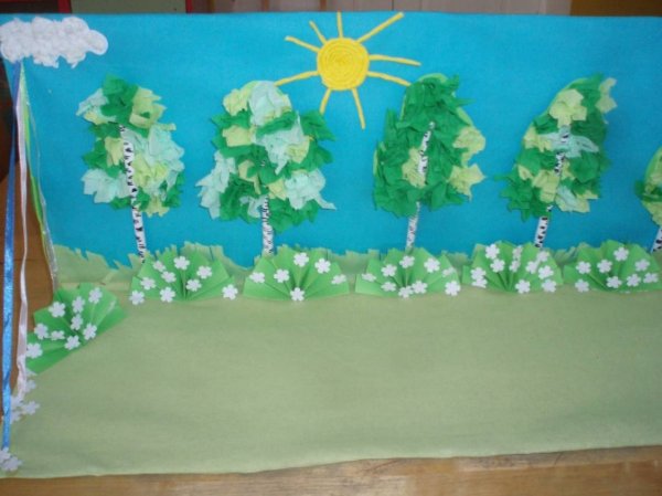 Аппликация мой край родной