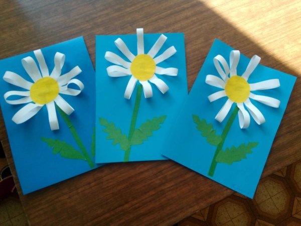 Аппликация Ромашка