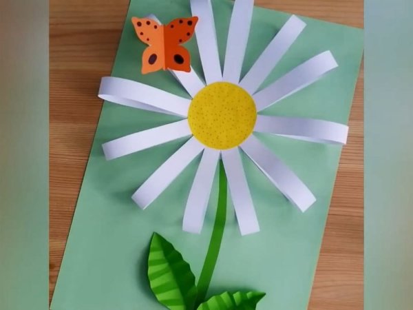 Аппликация из бумаги