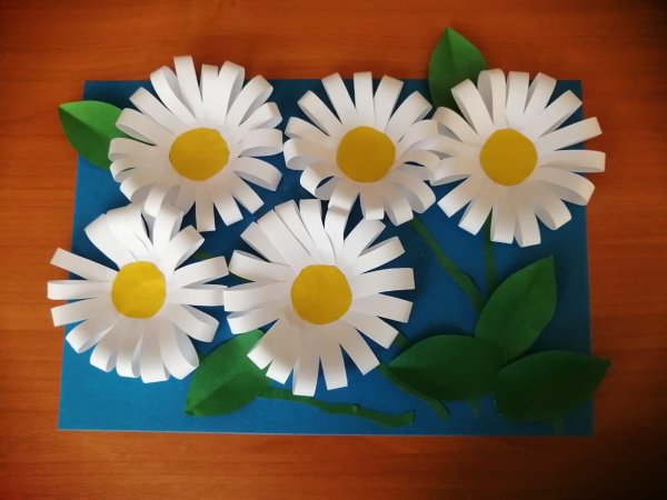 Ромашка поделка для детского сада