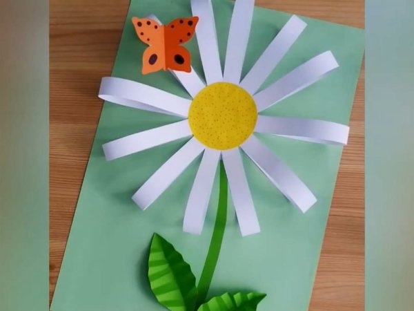 Объемные аппликации для детей