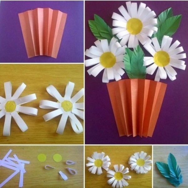 Поделка цветы