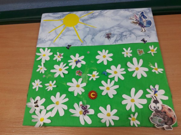 Аппликация Ромашка