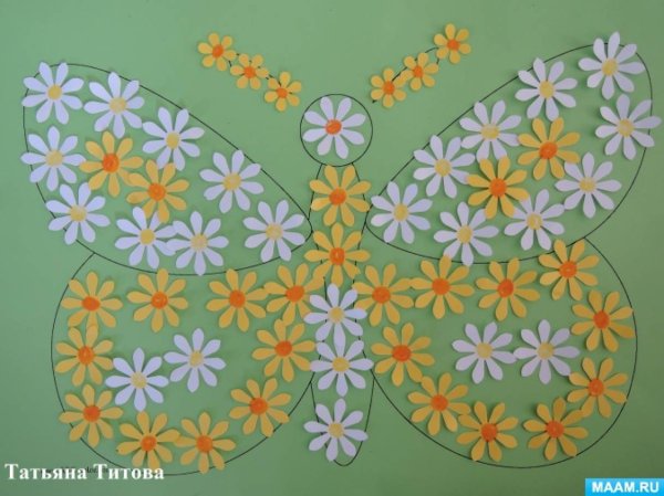 Летняя аппликация подготовительная группа