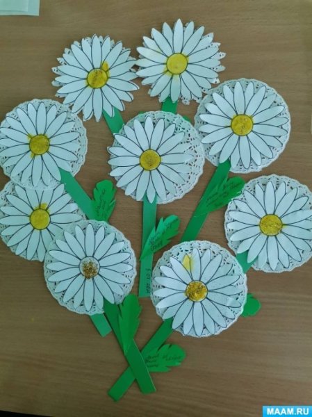 Ромашка символ семьи поделка