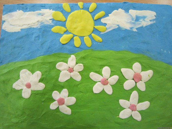 Ромашковая Поляна пластилин