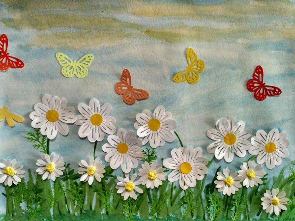 Поделка Ромашковая Поляна