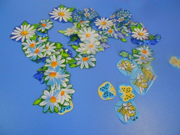 Аппликация Ромашковое поле