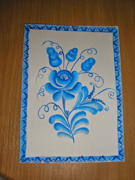 Панно Гжель