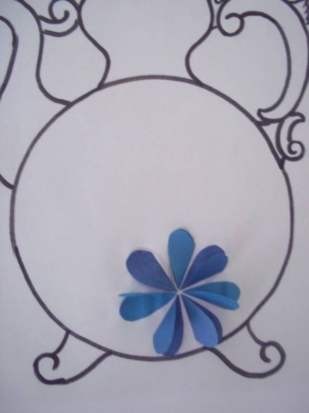 Аппликация в старшей группе на тему Гжель