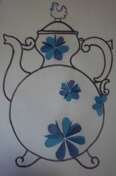 Гжель старшая группа ДПИ