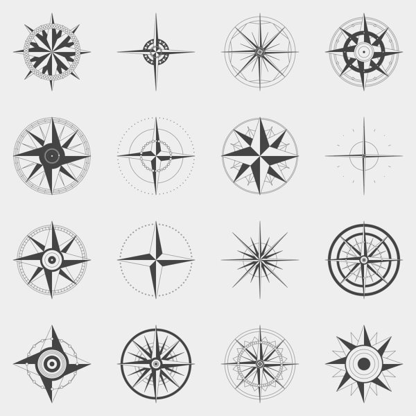 Шестиконечная роза ветров