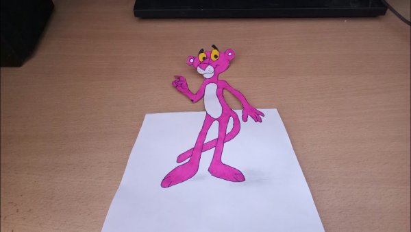 Бумажные сюрпризы розовая пантера