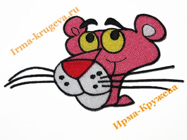 Термонаклейка розовая пантера