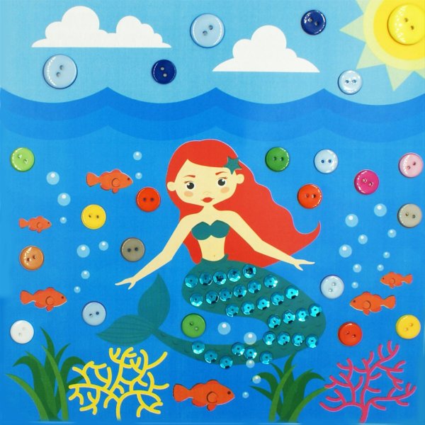Аппликация Русалка