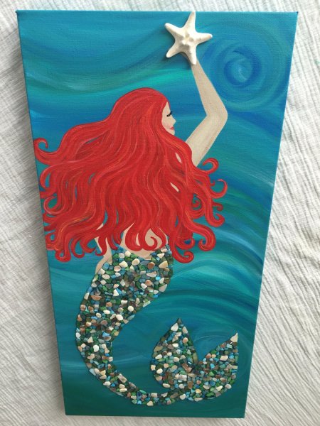Русалочка поделка