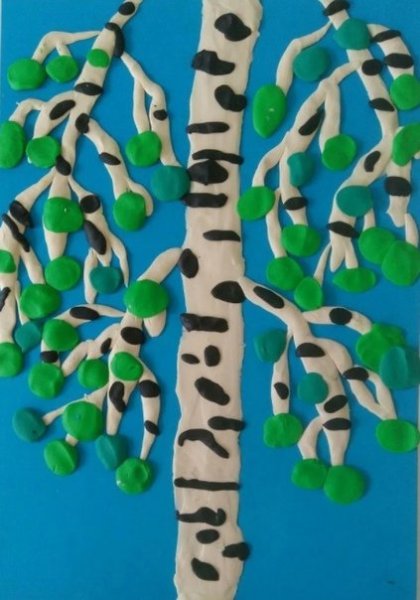 Поделка береза