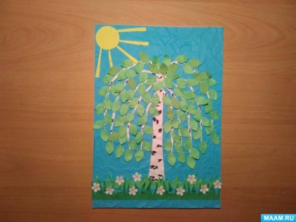 Аппликация на тему природа