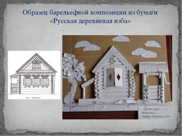 Макет избы
