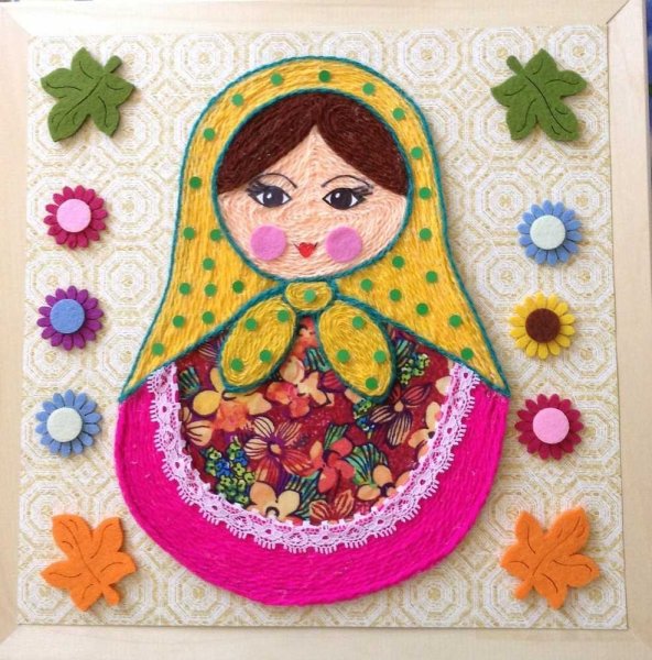 Поделка на тему Матрешка