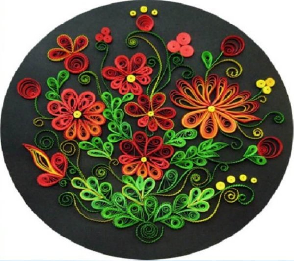 Квиллинг Хохлома