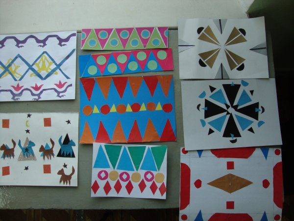 Аппликация в средней группе