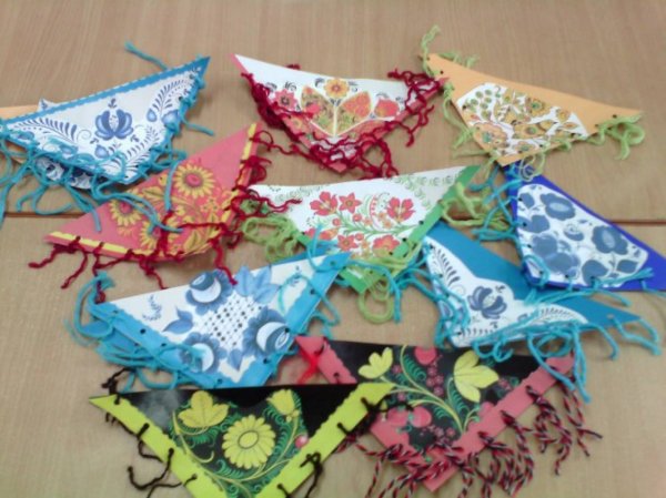 Аппликация платочек