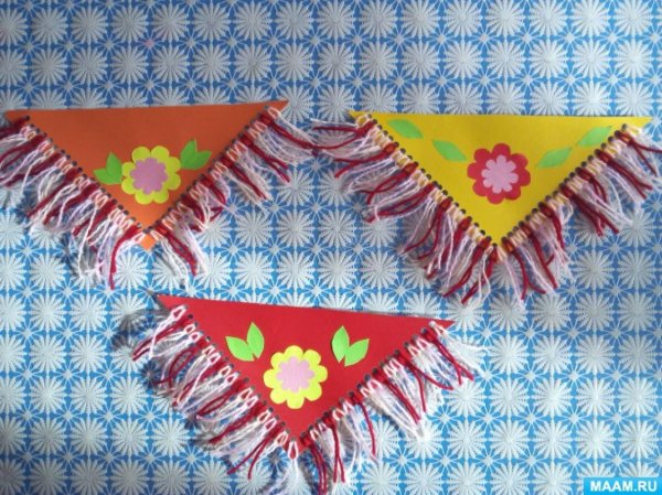 Платок с бахромой поделка