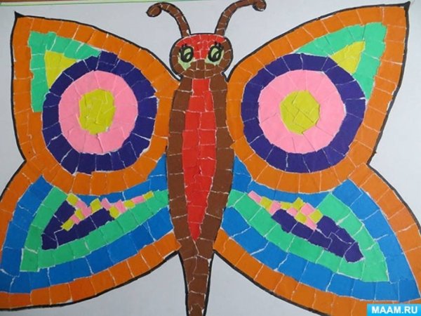 Аппликация мозаика