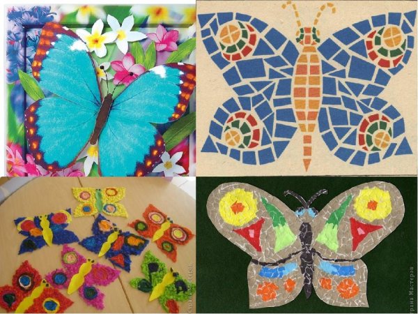 Аппликация. Бабочки