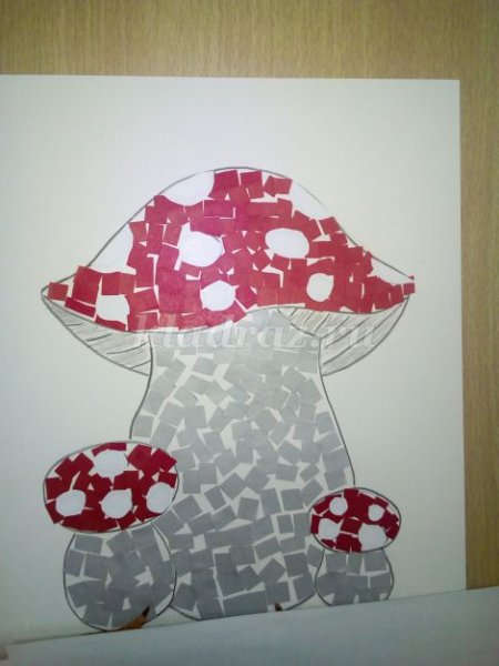 Обрывная мозаика гриб