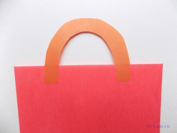 Портфель из цветной бумаги