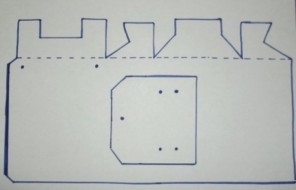 Бумажный рюкзак выкройка