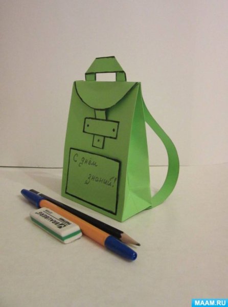 Школьные принадлежности из картона