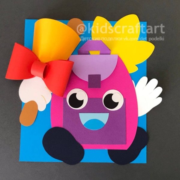 Рюкзачки детские с аппликация