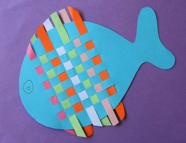Рыба из бумаги